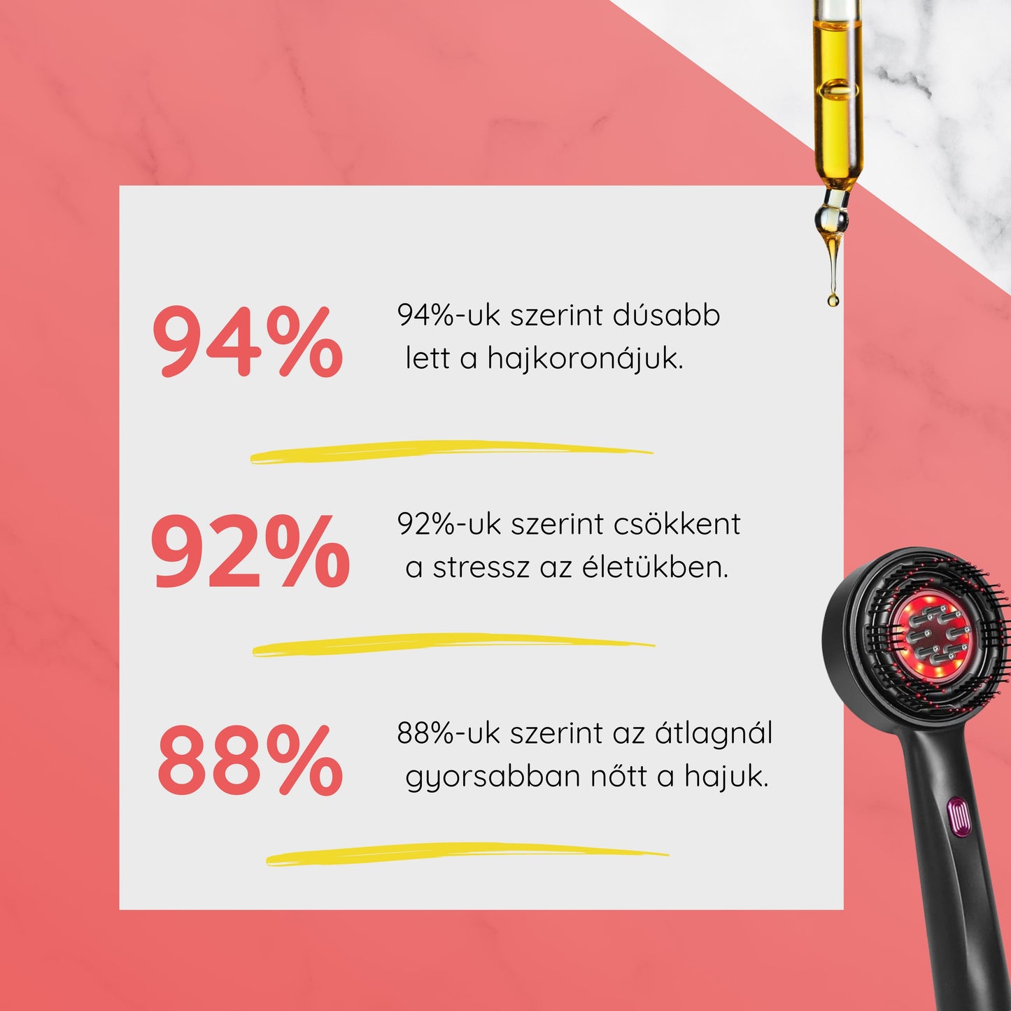 Soralux-Fejbőr masszírozó hajhullás ellen